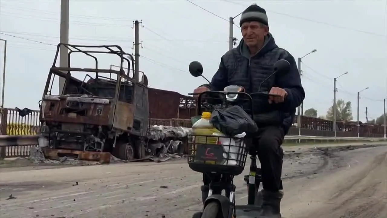 В Алёшках соблюдается режим тишины во время гуманитарной миссии