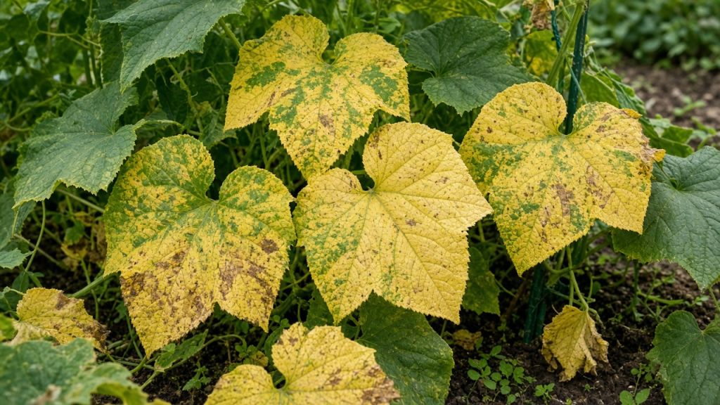 Почему желтеют листья огурцов и что проверить перед поливом и подкормкой